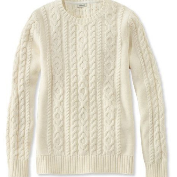 Ll bean cable knit Clearance